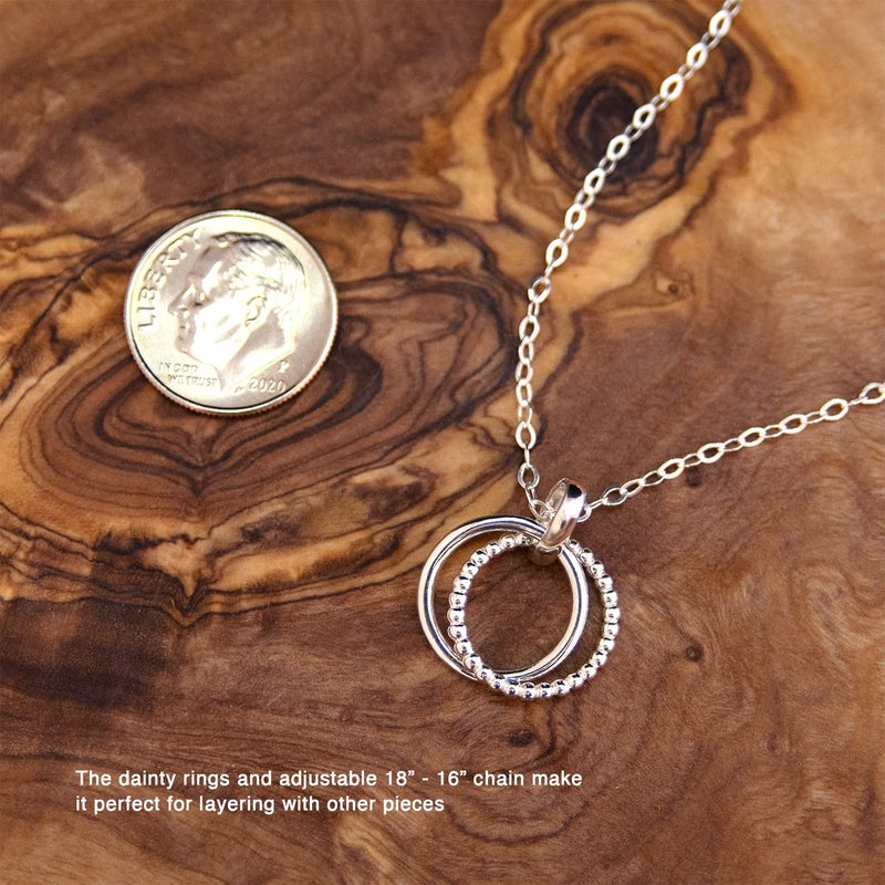 EFYTAL Friendship Necklace, Sterling Silver BFF Necklace, Friend Gifts, Birthday Gifts for Women, BFF Necklaces, Friendship Necklaces, Bestie Jewelry - Image 5